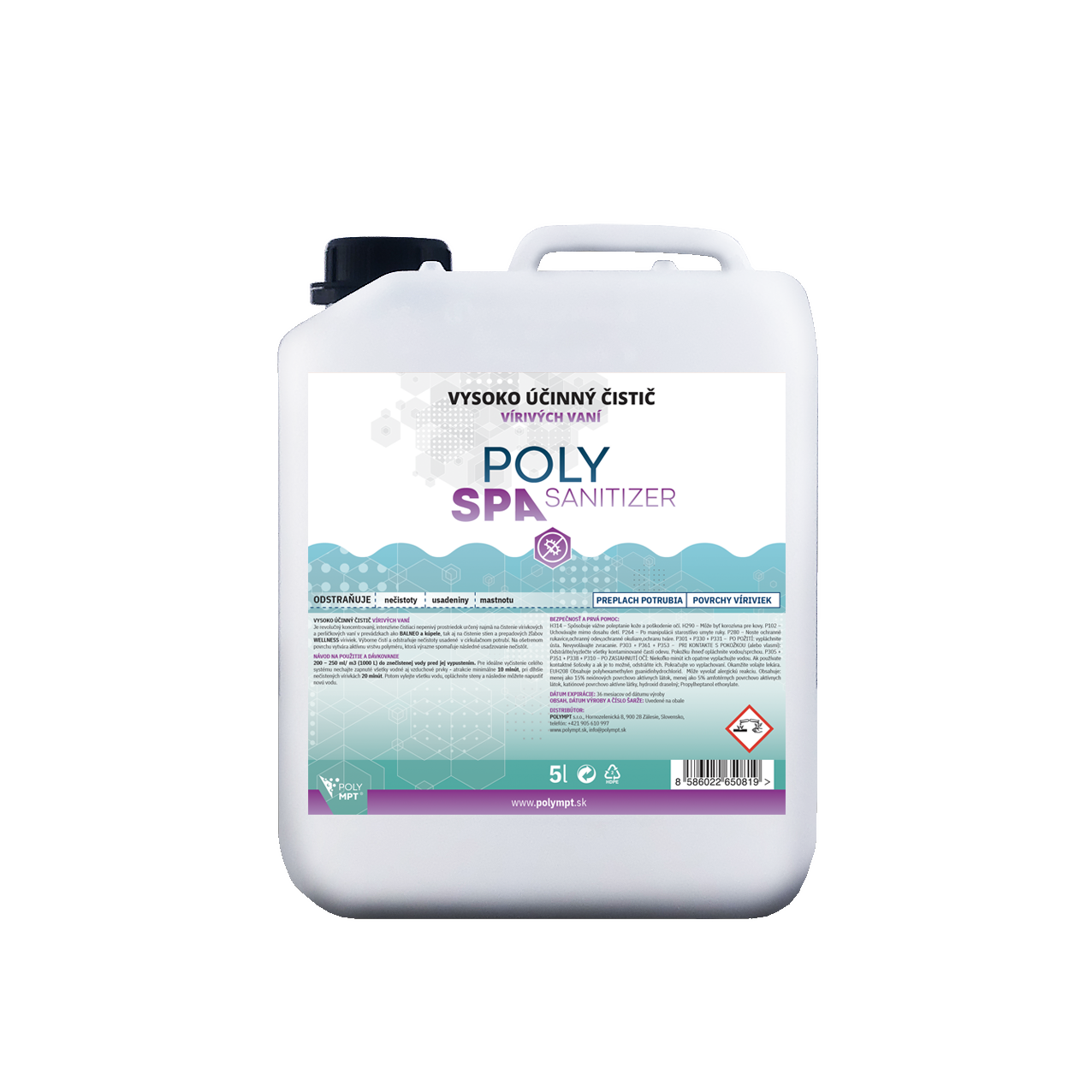 POLY SPA SANITIZER čištění vířivky