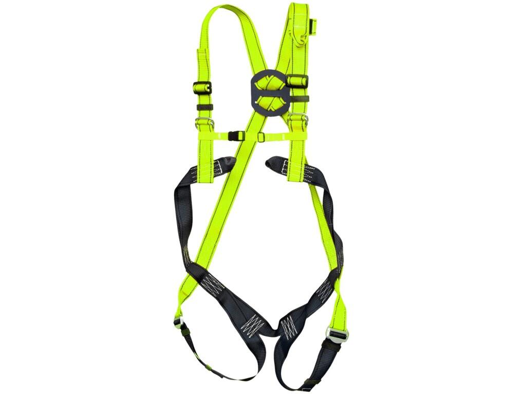 Bezpečnostní postroj P-30, černo-žlutý (Hi-vis)