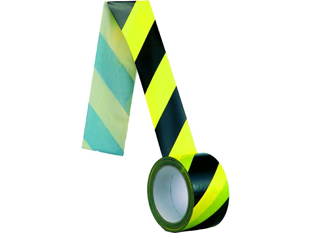 Páska samolepící, protisměrná, 60 mm, levá, žluto-černá
