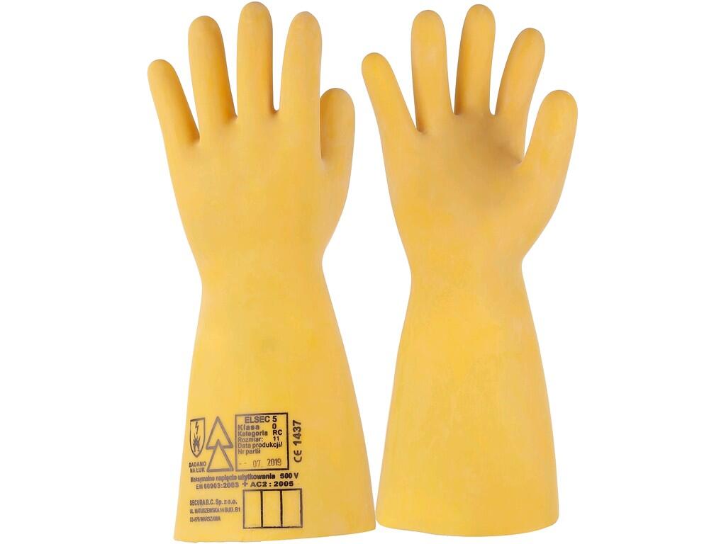 Rukavice ELECTROSOFT (ELSEC2,5) 500 V, dielektrické
