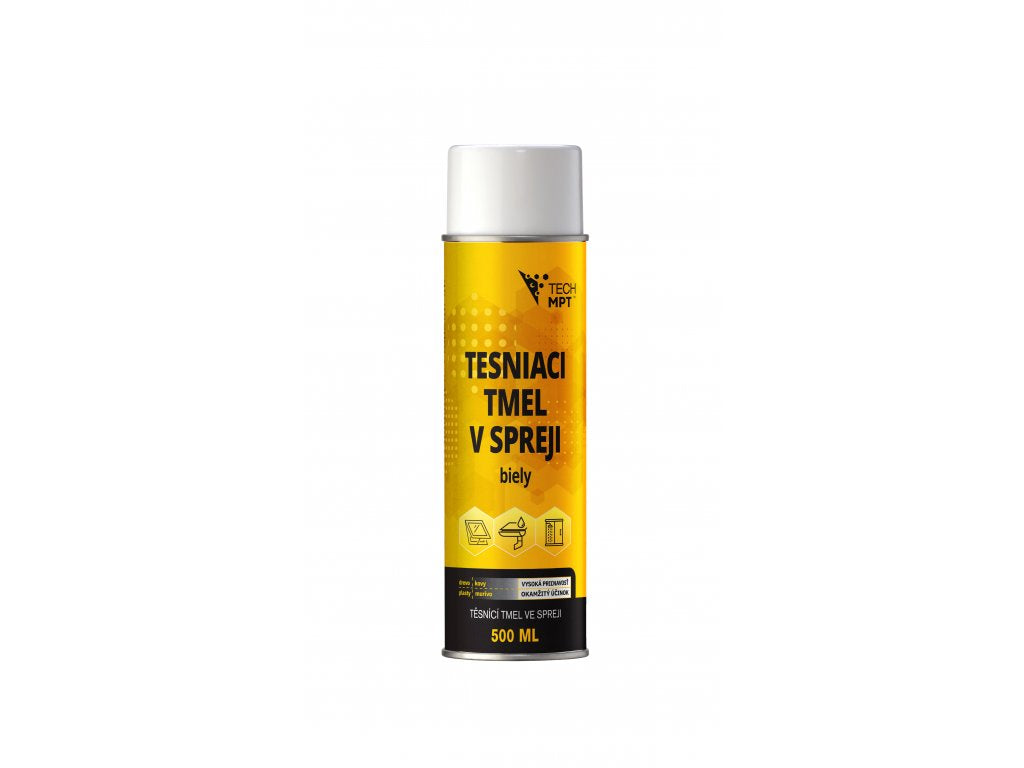 Těsnící tmel ve spreji Bílý