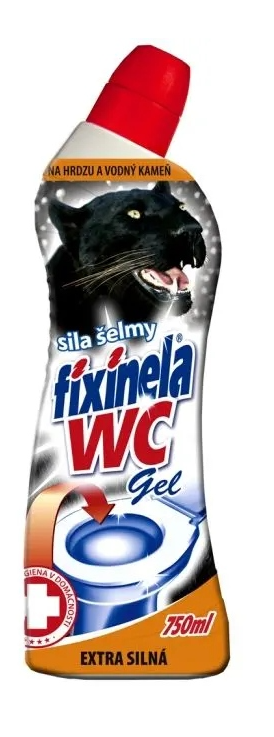 Fixinela WC gel extra silná 750ml