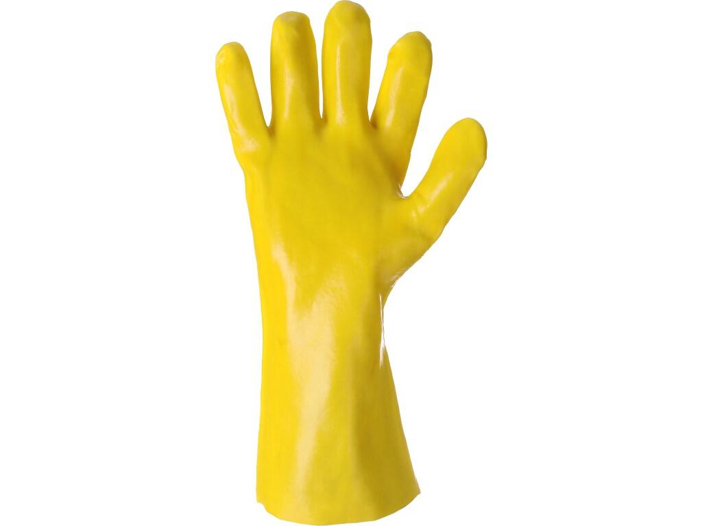 Rukavice CXS TEKPLAST, kyselinovzdorné