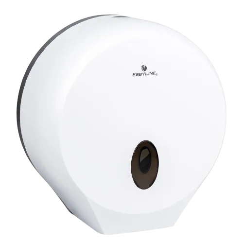 Zásobník na toaletní papír Jumbo 19-24cm, bílý, EbbyLine