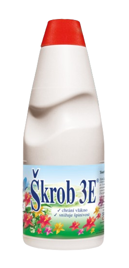 3E tekutý škrob 500ml, bílý