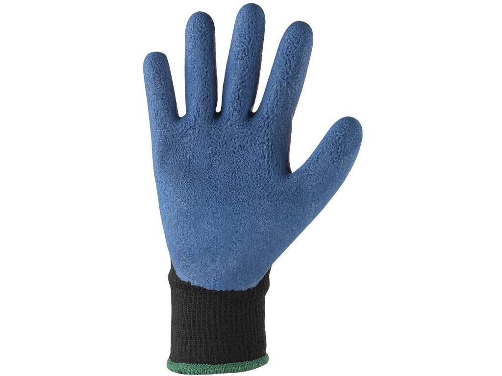 Rukavice CXS ROXY BLUE WINTER, zimní, máčené v latexu