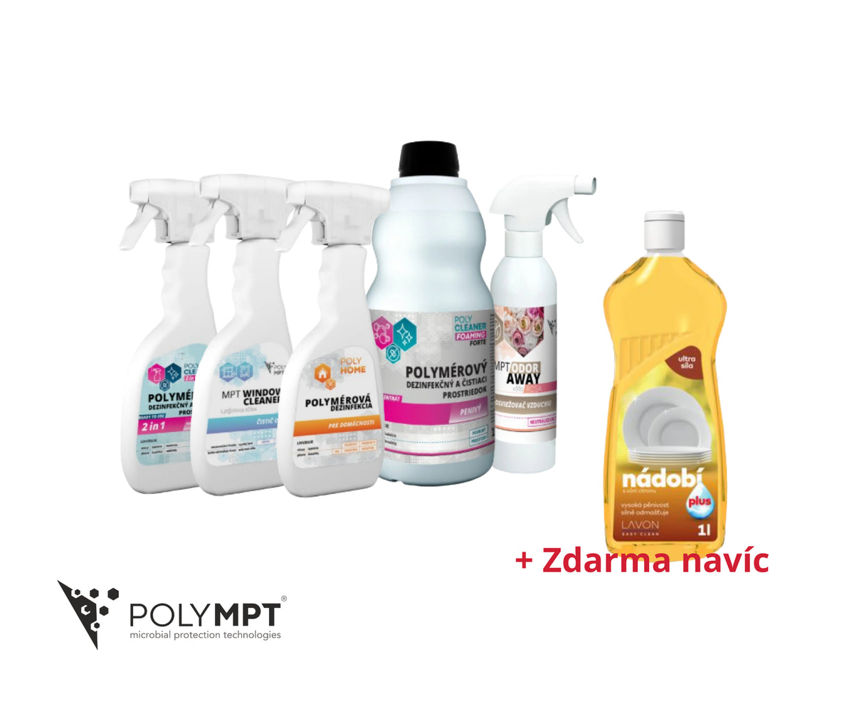 Čistící a dezinfekční přípravky sada DOMÁCNOST