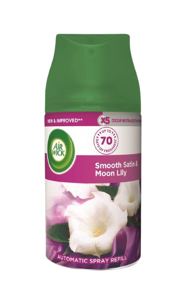 Airwick FreshMatic 250ml Jemný satén a M.lilie náplň