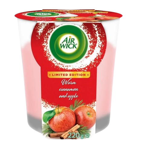 AirWick svíčka - Jablko a skořice 220g