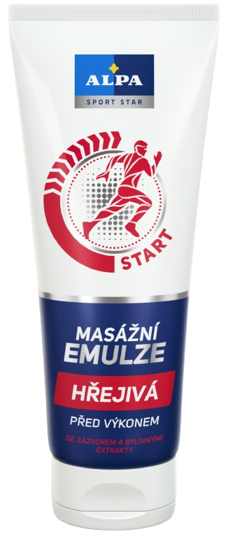ALPA masážní hřejivá emulze 210ml