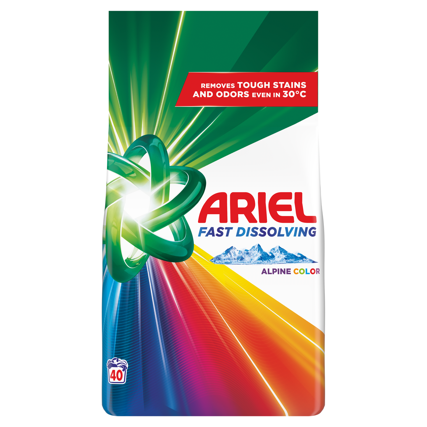 ARIEL prášek 40PD 2,2kg Color