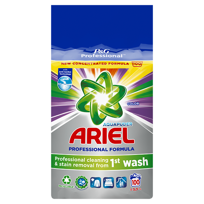 ARIEL Professional prací prášek Color 100PD/5,5kg