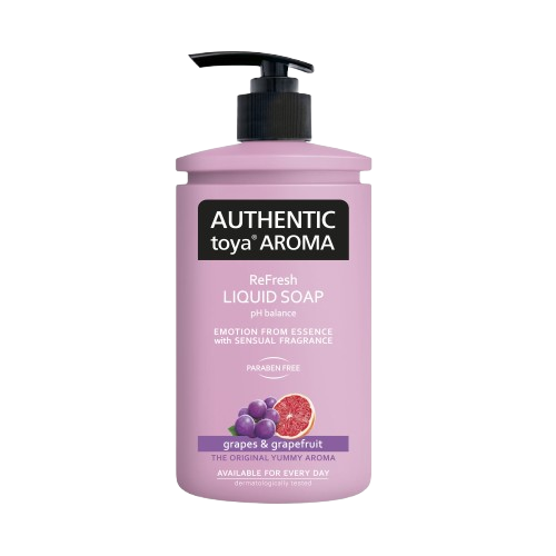 Authentic toya aroma tekuté mýdlo s dávkovačem 400ml Grapes&Grapefruit