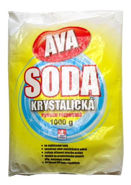 AVA Soda krystalická 1kg Hlubna na změkčování vody