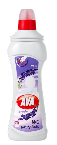 AVA tekutý čistič WC 750ml Levandule