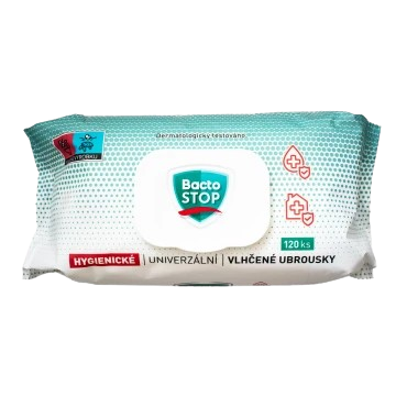 BactoSTOP vlhčené hygienické ubrousky 120ks
