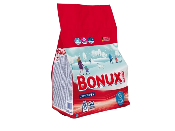 Bonux prášek 54PD/3,51kg White Ice Fresh