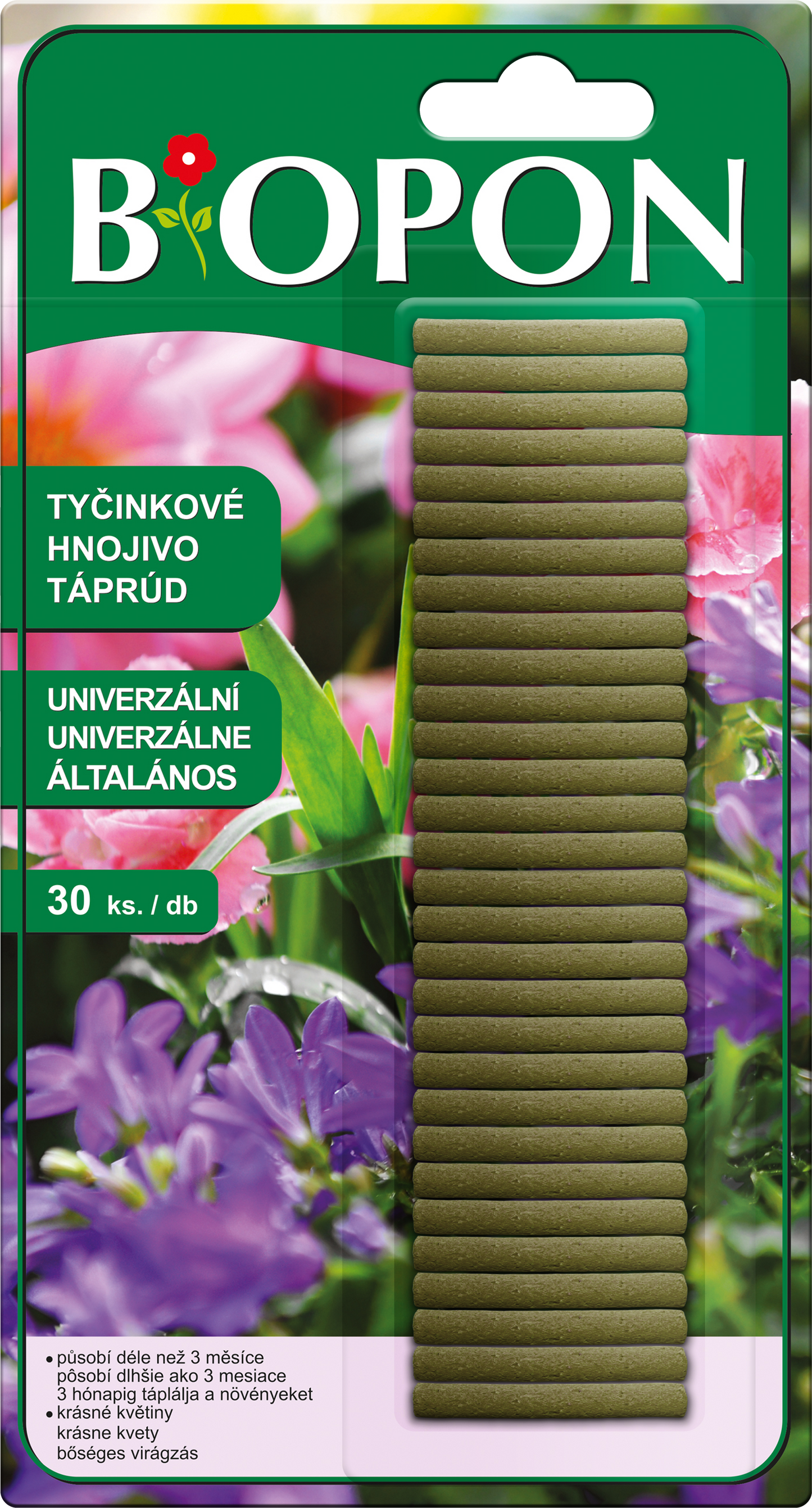 Bopon hnojivo tyčinky univerzální 30ks