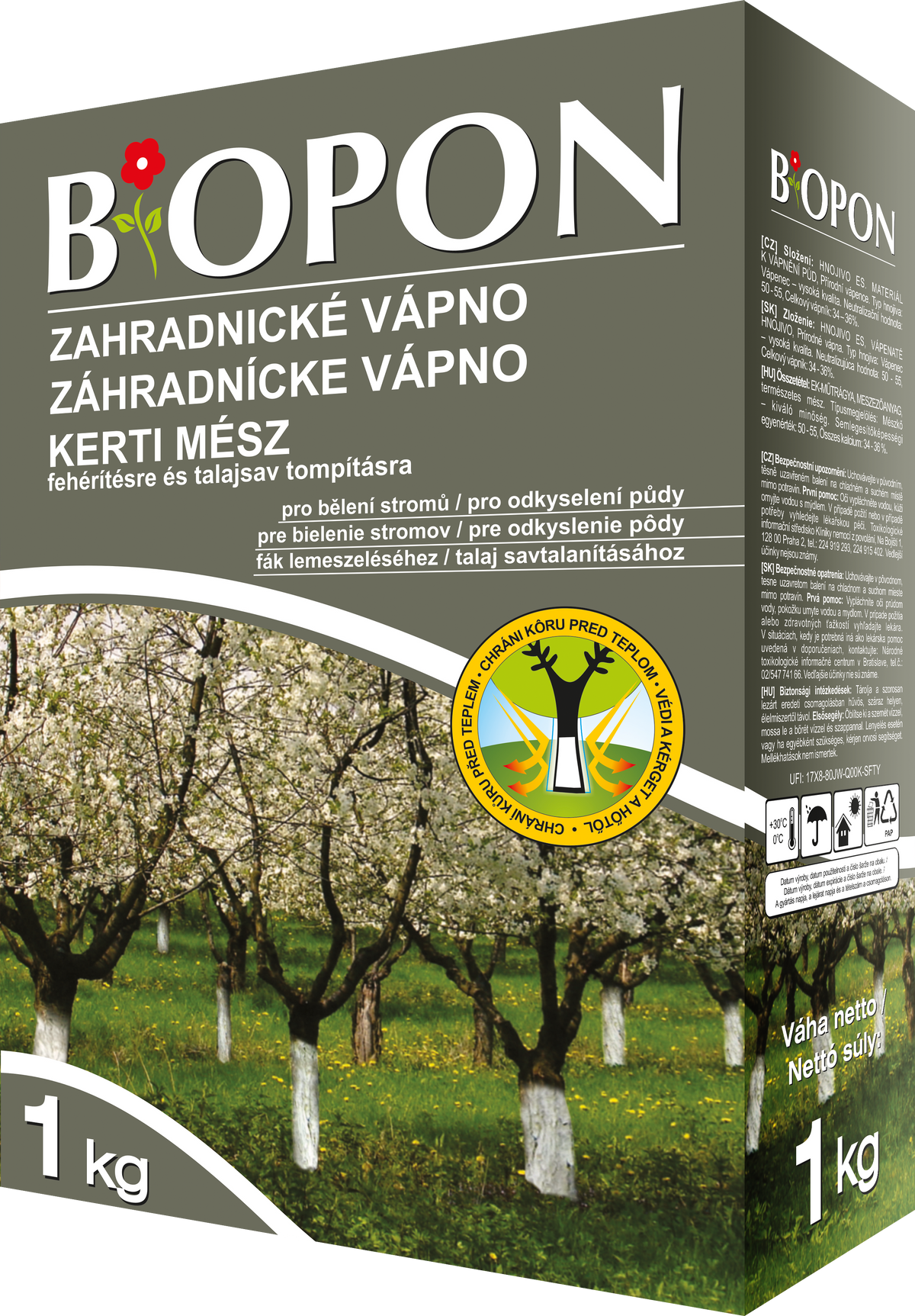 Bopon zahradnické vápno 1kg