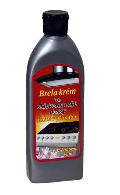 Brela krém na sklokeramické desky 250ml s květinovou vůní