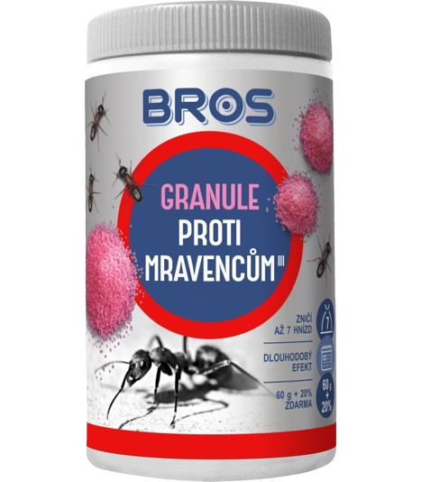 BROS granule proti mravencům 60g + 20% grátis