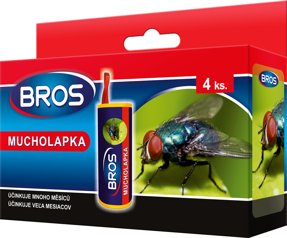 BROS Mucholapka 4ks