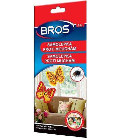 BROS samolepka proti mouchám 2ks