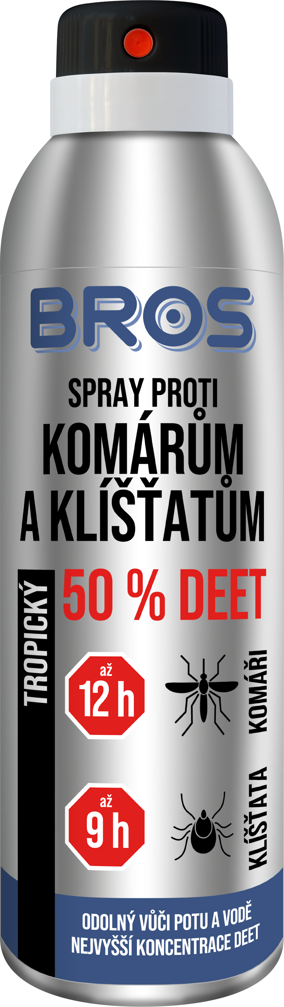 BROS spray proti komárům a klíšťatům 50% DEET 180ML
