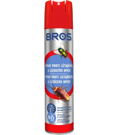 BROS sprej proti létajícímu hmyzu (mouchy, komáři) 400ml