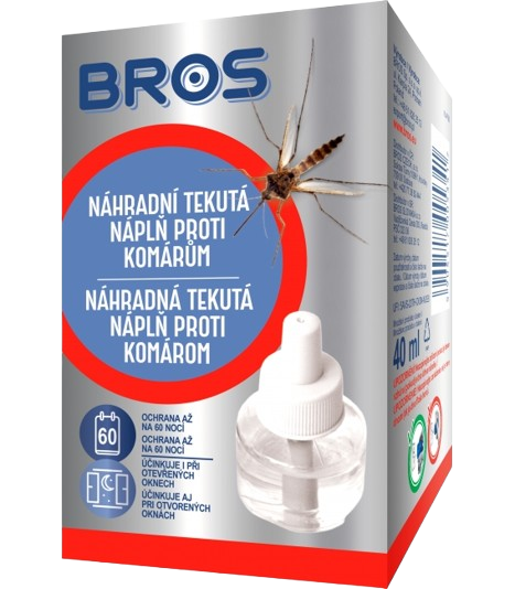 BROS tekutá náplň do elektrického strojku proti komárům