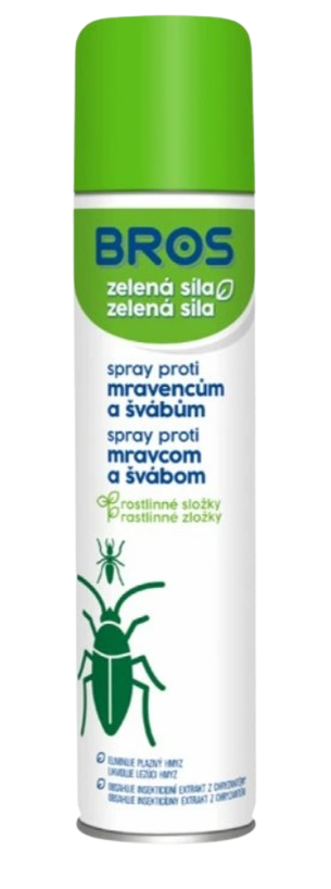 BROS Zelená síla sprej proti mravencům a švábům 300ml
