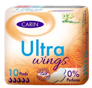 Carin vložky ultra wings 10ks