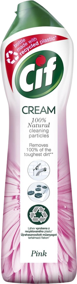 Cif cream Pink flower 500ml, čistící krém