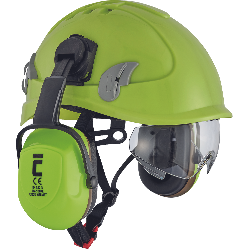 CIRON HELMET sluchátka Hi-Viz HV žlutá -
