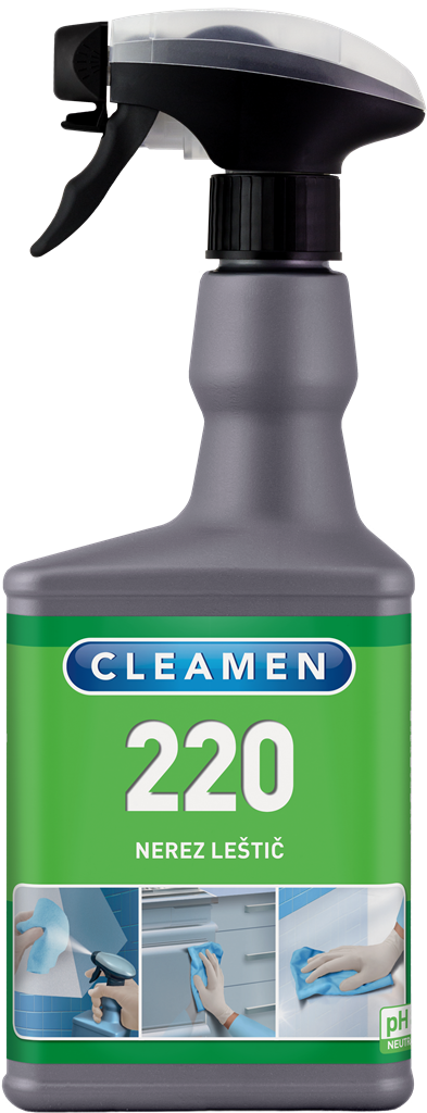 CLEAMEN 220 nerez leštič 550ml