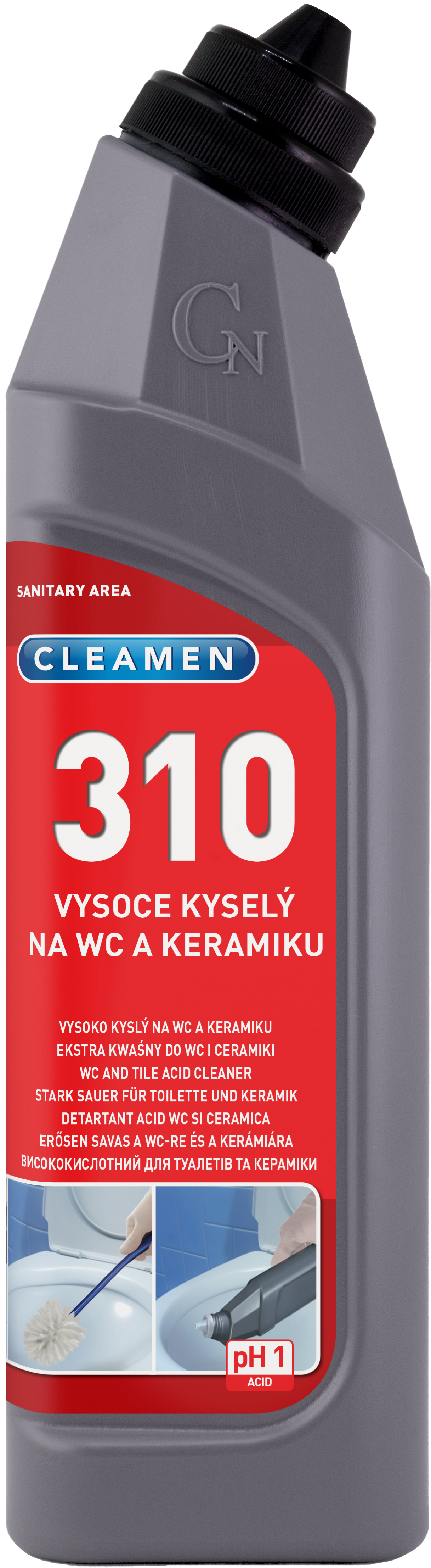 CLEAMEN 310 gelový čistič WC a keramiky 750ml