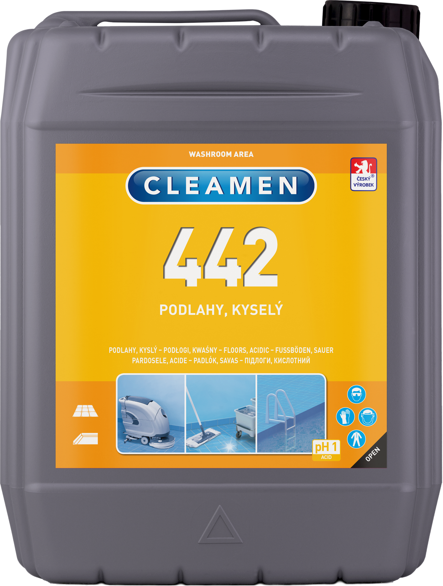 CLEAMEN 442 na podlahy, kyselý 5l