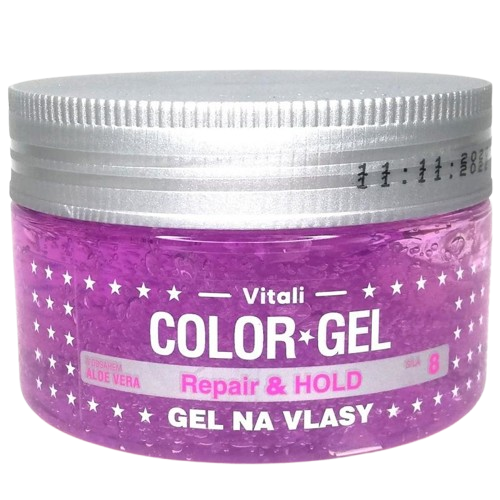 Color gel na vlasy fialový Aloe Vera 190ml
