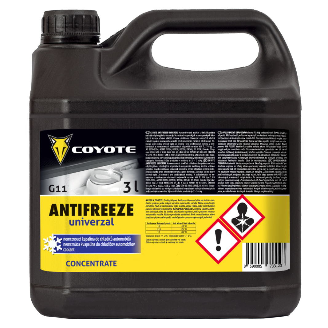 COYOTE Antifreeze G11 Univerzal 3l