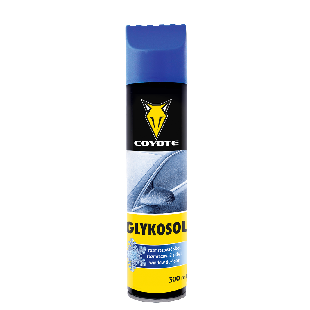 Coyote Glykosol rozmrazovač skel se škrabkou 300ml