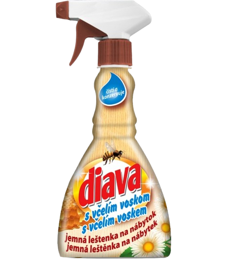 Diava leštěnka na nábytek s včelím voskem 330ml