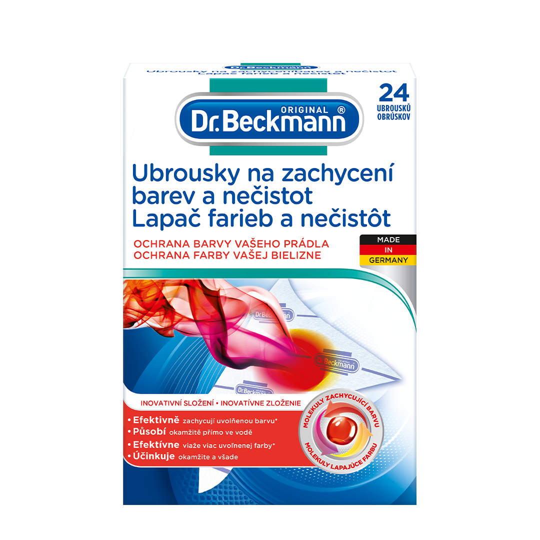 Dr. Beckmann ubrousky na zachycení barev a nečistot 40ks+6ks