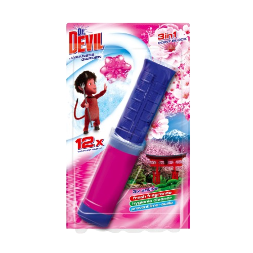 Dr. Devil 3in1 WC Point block 75ml Japanese Garden