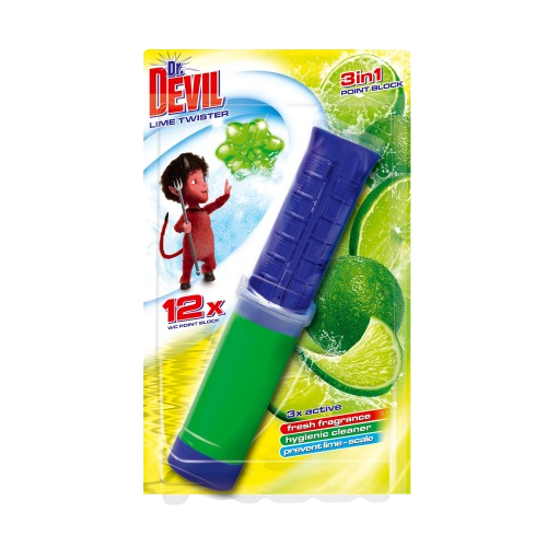 Dr. Devil 3in1 WC Point block 75ml Lime twister