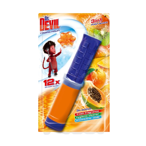 Dr. Devil 3in1 WC Point block 75ml Tropic fruit