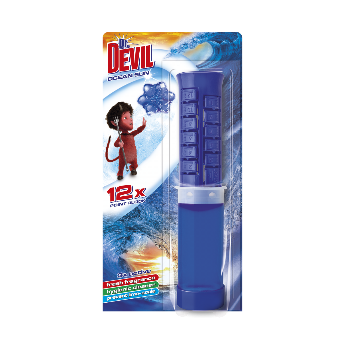 Dr. Devil 3v1 WC Point block 75ml Ocean Sun