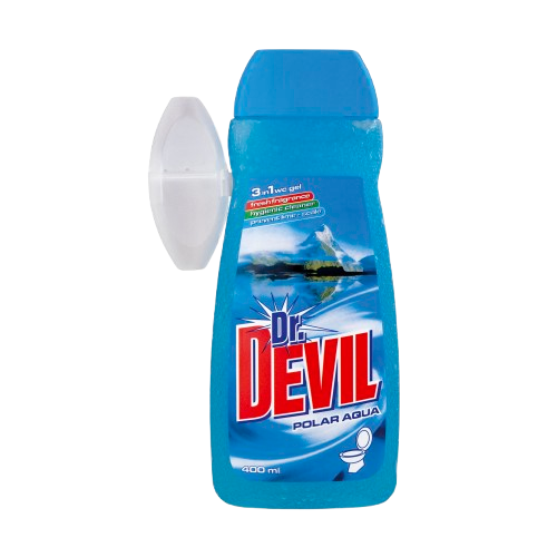 Dr. Devil WC gel s košíčkem 400ml 3v1 Polar Aqua