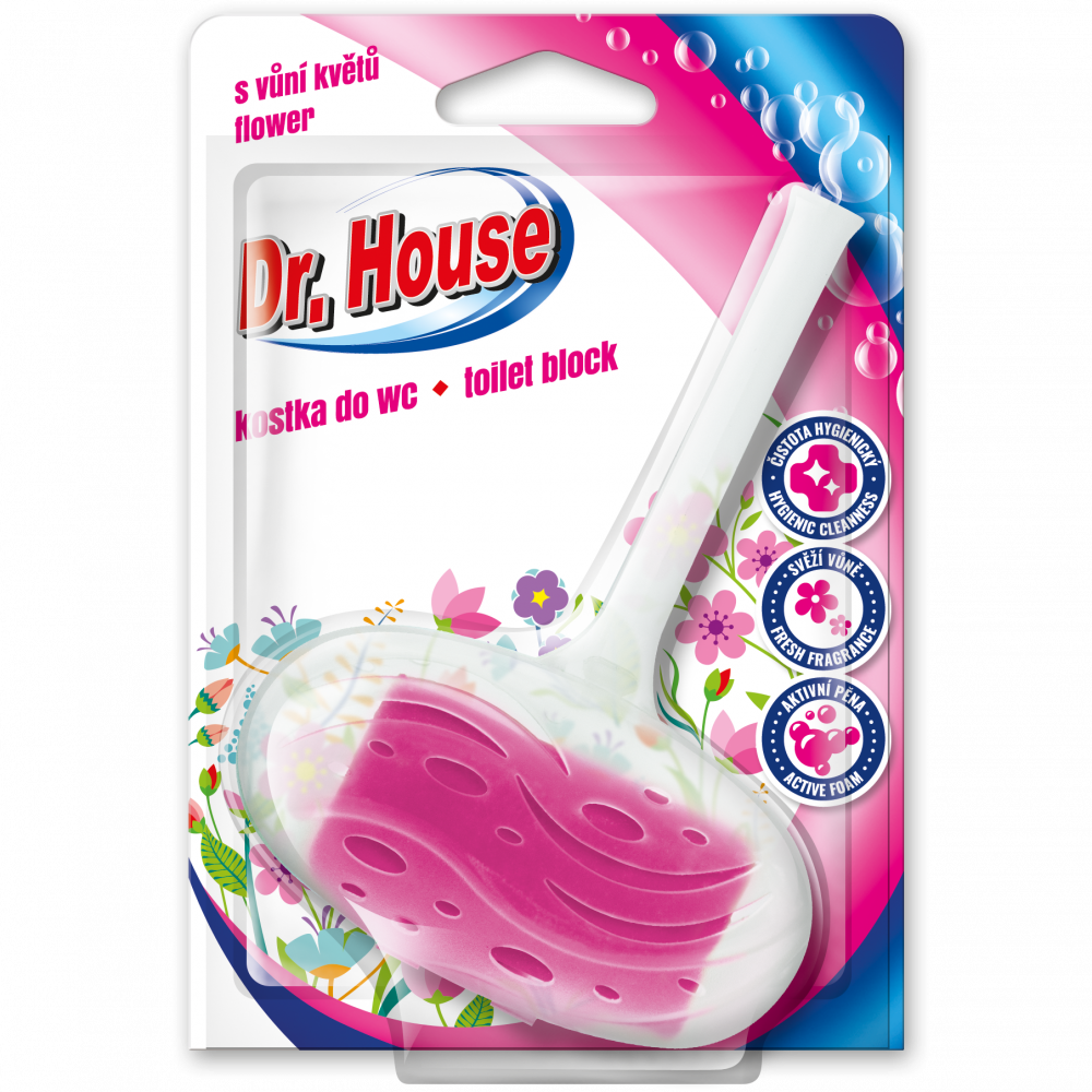 Dr. House WC košíček vůně Květin 40g