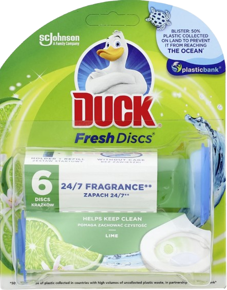 DUCK Fresh Disc - čistič WC Limetka 36ml