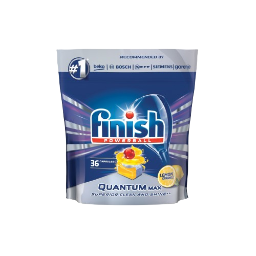 Finish Quantum Max Lemon Sparkle, 36ks, tablety do myčky